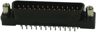 TE CONNECTIVITY - AMP 5745073-2 Conector D Sub, DB25, Estándar, Macho, Serie Amplimite HD-20, 25 Contactos, DB, Soldable