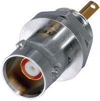 TROMPETER - CINCH CONNECTIVITY BJ770GL Conector Coaxial / RF, Twinax / Triax Coaxial, Jack Pasamuro Recto, Soldable