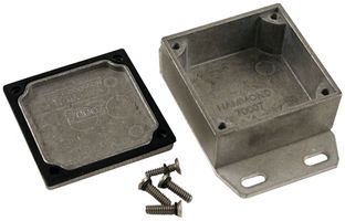 HAMMOND 1590WLLBF Metal Enclosure, Small, Diecast Aluminum, 26.49 mm, 50 mm, 50 mm, IP65