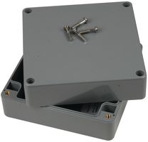BUD INDUSTRIES PN-1336-DG Carcasa de Plástico, Junction Box, ABS, 119.9 mm, 120 mm, 60 mm, IP66
