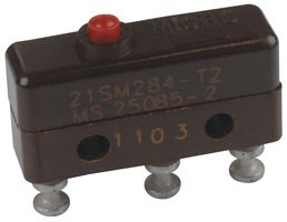 HONEYWELL 21SM284-T2 Interruptor Microswitch, Subminiature, Pistón, SPDT, Soldable, 5 A, 30 V