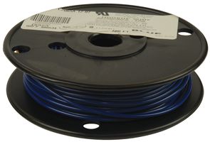 CAROL CABLE/GENERAL CABLE C2065A.12.07 Wire, Hook Up, PVC, Blue, 16 AWG, 26 x 30AWG, 100 ft
