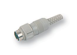 HIRSCHMANN MAS 6100 Conector DIN de Audio / Vídeo, 6 Contactos, Macho, Montaje de cable, Soldable