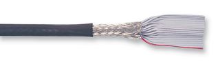 3M 3659-25 Ribbon Cable, Round Jacketed Flat, Shielded, 25 Conductor, 28 AWG, 0.072 mm², 100 ft, 30.5 m