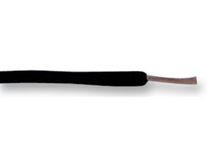 STAUBLI 60.7001-21 Wire, Flexivolt-E, PVC, Black, 27 AWG, 26 x 0.07mm, 328 ft