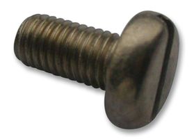 TR FASTENINGS M36 PSA2MCS100- Tornillo, M3, 6 mm, Stainless Steel A2, Ranurada con Cabeza Alomada