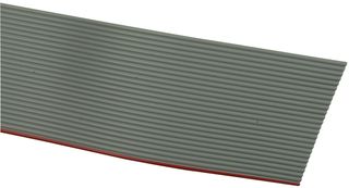 BELDEN 9L28016 008H100 Ribbon Cable, Flat, Unshielded, 16 Conductor, 28 AWG, 100 ft, 30.48 m