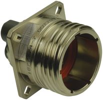 TE CONNECTIVITY - AMP 1877774-7 Conector Circular, MIL-DTL-38999 serie III, Receptáculo Montaje de Pared, 2 Contactos, Pin Soldable