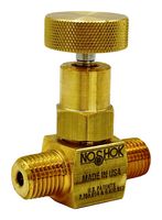 NOSHOK 152-MMB-HL7 Válvula Aguja, 6000 psi, NPT 1/4" , Rosca Macho/Macho, Manija T, Serie 150