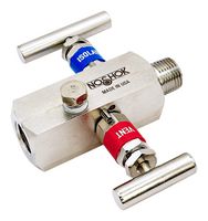 NOSHOK 2070-MFS-P2 Needle Valve, 6000 psi, 1/2" NPT, Male/Female Thread, 2070 Series