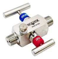 NOSHOK 2070-MMS Needle Valve, 10000 psi, 1/2" NPT, Male/Male Thread, 2070 Series