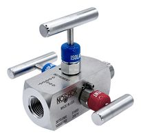 NOSHOK 3070-FMS Válvula Aguja, 10000 psi, NPT 1/2" , Rosca Macho/Hembra, Serie 3070