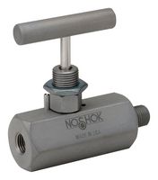 NOSHOK 404-FFC-T1 Needle Valve, 10000 psi, 1/2" NPT, Female/Female Thread, 400 Series