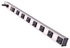 EATON TRIPP LITE PS2408 Distribución de Energía, Montaje en Rack, 8 Tomacorrientes, 120 V, 15 A, 609.6 mm, 38.1 mm, 4.57 m