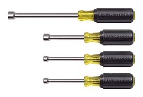 KLEIN TOOLS 633 NUT DRIVER SET, 4PC