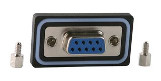 AMPHENOL LTW SDB-09PFFS-SL8001 D Sub Connector, DB9, 9 Contacts, Receptacle, Solder Cup, DE, SDB Series