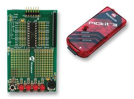 MICROCHIP DM164120-4/16F1827/PG164130 PICKit, PIC16F648A, Tarjeta de Demostración, PIC16