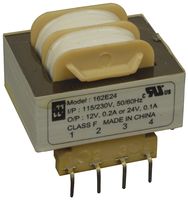 HAMMOND 162E24 PCB Transformer, Low Voltage, Low Voltage, Split Bobbin, 115V, 230V, 2 x 12V, 2.4 VA, 50Hz / 60Hz