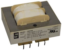 HAMMOND 162H28 PCB Transformer, Low Voltage, Low Voltage, Split Bobbin, 115V, 230V, 2 x 14V, 20 VA, 50Hz / 60Hz