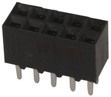 AMP - TE CONNECTIVITY 534998-5 Receptáculo PCB, Tarjeta-a-Tarjeta, 2.54 mm, 2 Líneas, 10 Contactos, Through Hole