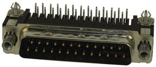AMP - TE CONNECTIVITY 5747842-6. D Sub Connector, Amplimite HD-20, 25 Contacts, Plug, Solder, DB, AMPLIMITE HD-20 Series