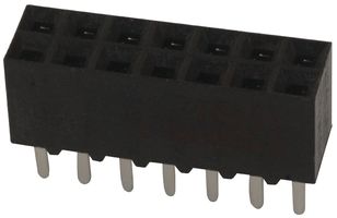 AMP - TE CONNECTIVITY 5-534998-7. Receptáculo PCB, Tarjeta-a-Tarjeta, 2.54 mm, 2 Líneas, 14 Contactos, Through Hole