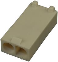 MOLEX 19-09-2026 Carcasa de Conector, UL 94V-0, Serie Standard 0.093", Macho, 2 Posiciones, 6.7 mm