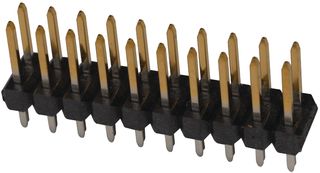 MOLEX 10-89-7202 Cabezal de Pin, Señal, 2.54 mm, 2 Líneas, 20 Contactos, Recto Agujero Pasante, Serie C-Grid 70280