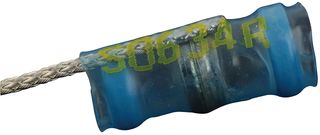 RAYCHEM - TE CONNECTIVITY SO63-4-9030 Solder Sleeve, Heat Shrinkable, Terminator, 6.45 mm, Blue, PVDF (Polyvinylidene Fluoride), 19.1 mm