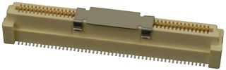 AMPHENOL COMMUNICATIONS SOLUTIONS 61082-102402LF Mezzanine Connector, Receptacle, 0.8 mm, 2 Rows, 100 Contacts, Surface Mount, Beryllium Copper
