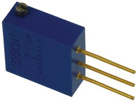 BOURNS 3290H-1-501 Recortador, Multi Vuelta, Bobinado, Ajuste Lateral, 500 ohm, Through Hole, 25 Vueltas