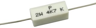 MULTICOMP PRO MCPRW02WK472B00 Resistencia Through-Hole (THD), 4.7 kohm, Serie MCPR, 2 W, ± 10%, Axial Leaded