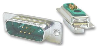 HARTING 09692115072 Combination Layout D Sub Connector, Mixed Signal, D Sub-M Series, DA-7W2, Plug, 7 Contacts
