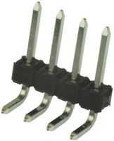 MOLEX 22-28-8040 Pin Header, Board-to-Board, 2.54 mm, 1 Rows, 4 Contacts, Through Hole Right Angle