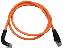 L-COM TRD815RA2OR-3 Cable Ethernet, Cat5e, Cat 5e, UTP (par trenzado sin blindaje), Naranja, 900 mm, 3 ft