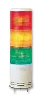 SCHNEIDER ELECTRIC XVC1M3K Torreta de Señalización, 3 Niveles, Verde, Naranja, Rojo, Continua, Intermitente, 100mm de Diámetro