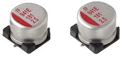 NICHICON RFS1C390MCN1GS Cap Electrolítico Aluminio Polímero, FP-Cap, 39 µF, 16 V, Lata Radial - SMD, 0.035 ohm