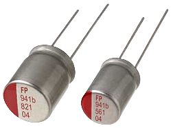NICHICON RR71C271MDN1PH Polymer Aluminium Electrolytic Capacitor, FP-Cap, 270 µF, 16 V, Radial Leaded, 0.07 ohm
