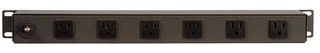 BELDEN 9414-0602 Power Distribution, 6 Outlets, 125 V, 15 A, 43.7 mm, 432 mm, 3.048 m