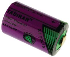 TADIRAN BATTERIES TL-5101/S Batería, 3.6 V, 1/2AA, Litio, 950 mAh, Positivo Elevado y Negativo Plano, 1