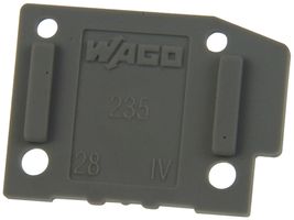 WAGO 235-100 Tapa de Extremo, Encaje a Presión, Para Usarse con Clemas