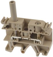 WEIDMULLER C905381600 Bloque de Terminal c/Montaje en Riel DIN, con Pestaña tipo Anillo, 2 Posiciones, 22 AWG, 10 AWG