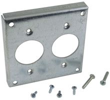 ABB - THOMAS & BETTS 52 C 1 Placa Frontal, Placa frontal, Cajas Cuadradas de Acero Pre-galvanizado de 4”, Acero, 52 C Series