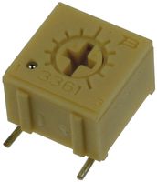 BOURNS 3361P-1-253GLF Recortador, Una Vuelta, Cermet, Ajuste Superior, 25 kohm, Surface Mount, 1 Vueltas