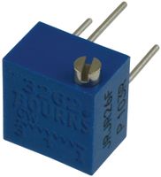 BOURNS RJR26FP103R Trimmer, Multi Turn, Cermet, Side Adjust, 10 kohm, Through Hole, 12 Turns