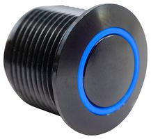 E-SWITCH PVA6RE24141 Interruptor (Switch) Antivandalismo, Iluminación de anillo, PVA6 Series, 0.63 ", SPST-NO-DM