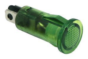 DIALIGHT 655-1203-104F Indicador de Montaje en Panel LED, Verde, 12 V, 12.7 mm, 20 mA, 120 mcd, Sin Clasificar