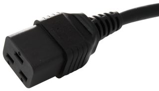 MULTICOMP PRO GW-151724 Cable de Alimentación, Enchufe de Red, Australia a IEC 60320 C19, 2 m, 15 A, 250 V, Negro