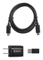 BRADY M211-AC Adaptador de CA, Impresora de Etiquetas Bluetooth Portátil M211, Negro, 110V a 240V