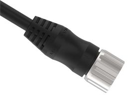 BANNER ENGINEERING BC-M23F19-1822-20 Sensor Cable, Black, M23 Receptacle, Free End, 19 Positions, 20 m, 65.6 ft, BC-M23F19 Series